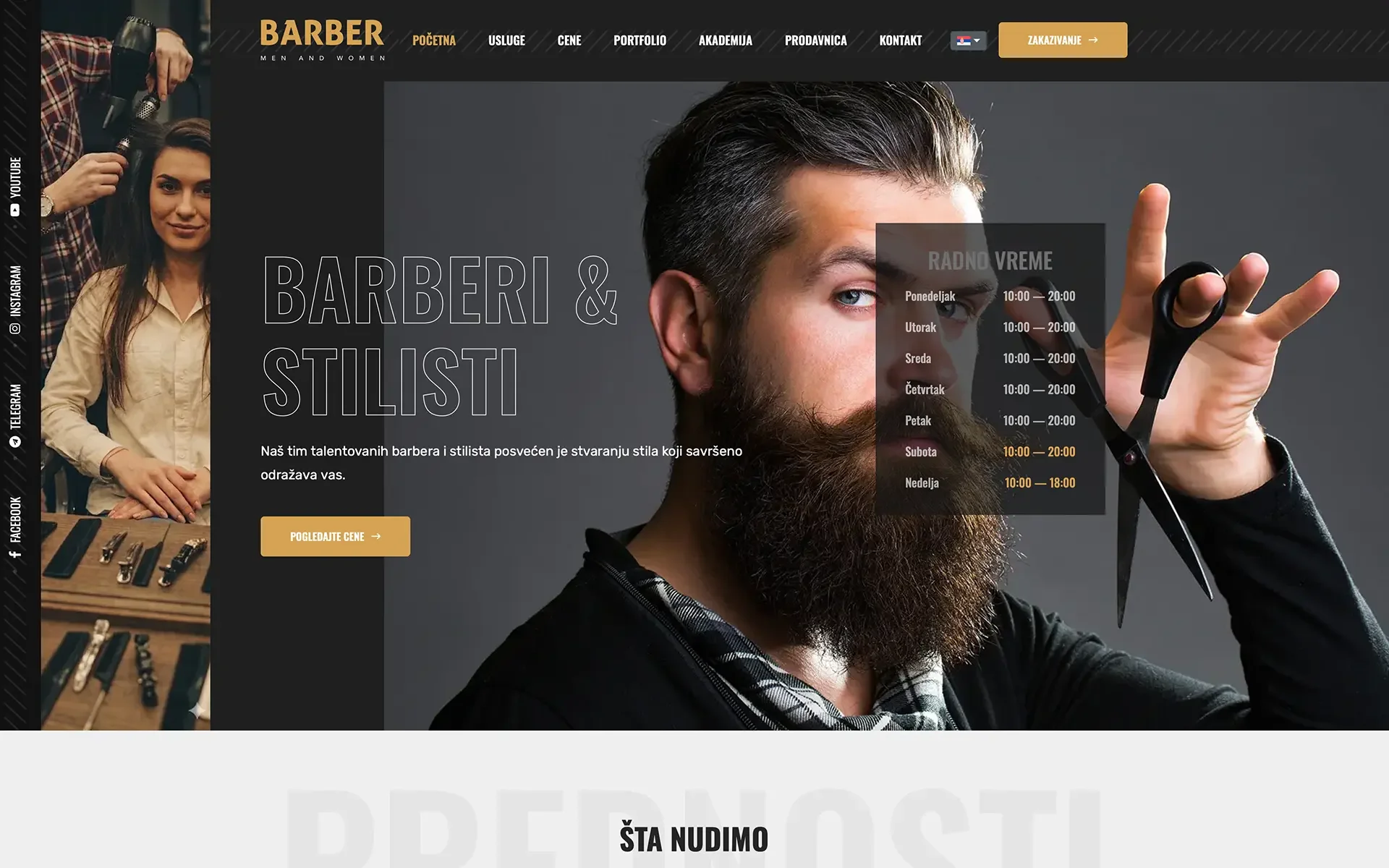Barber Man and Woman snimak ekrana