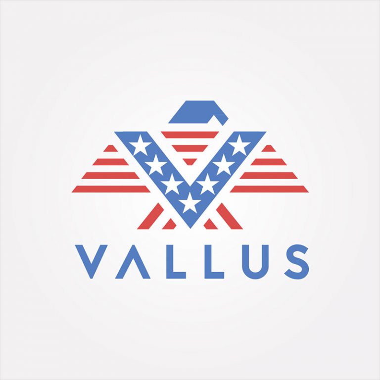 Vallus Logo dizajn Strumark
