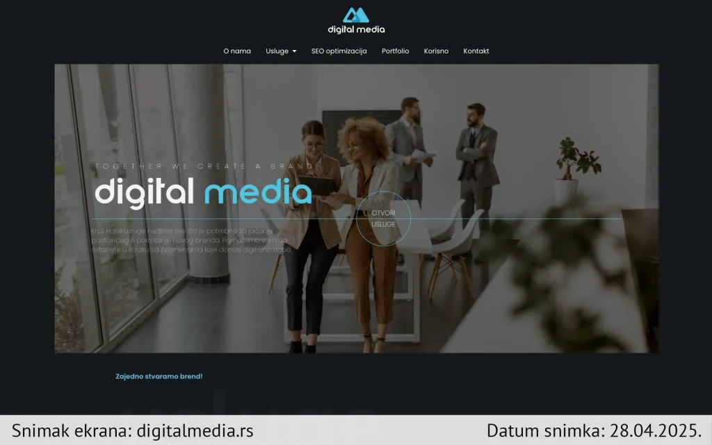 Digital Media snimak sajta