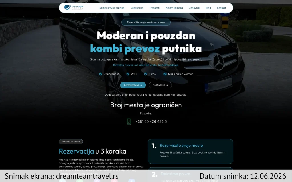 Dream Team Travel snimak ekrana